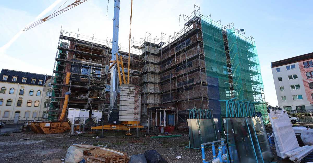 Bild zeigt Kaufhaus Schocken im September 22